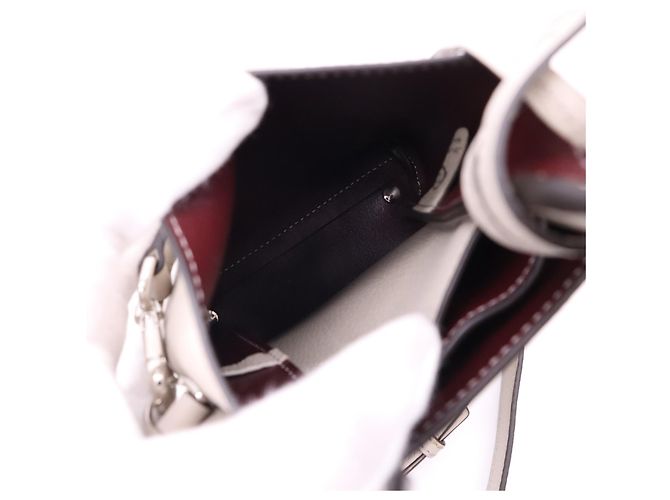 Tod's Florida Double Micro Schultertasche Beige Bordeaux - Ansicht 13