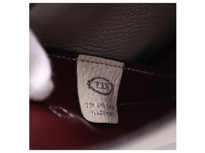 Tod's Florida Double Micro Schultertasche Beige Bordeaux - Ansicht 15