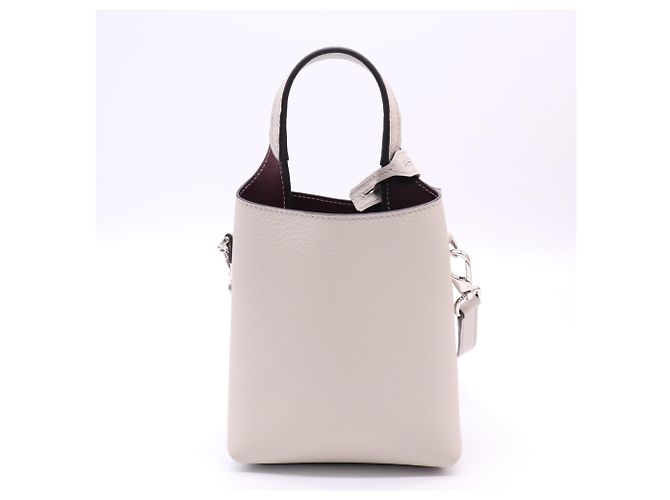 Tod's Florida Double Micro Schultertasche Beige Bordeaux - Ansicht 2