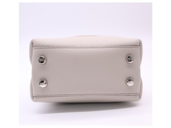 Tod's Florida Double Micro Schultertasche Beige Bordeaux - Ansicht 7