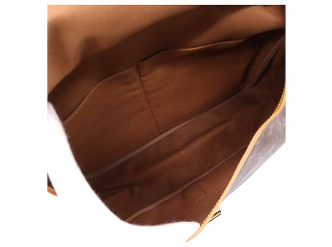 Louis Vuitton Monogram Saumur 35 Schultertasche Braun Beige - Ansicht 13