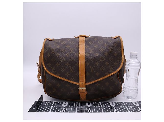 Louis Vuitton Monogram Saumur 35 Schultertasche Braun Beige - Ansicht 3