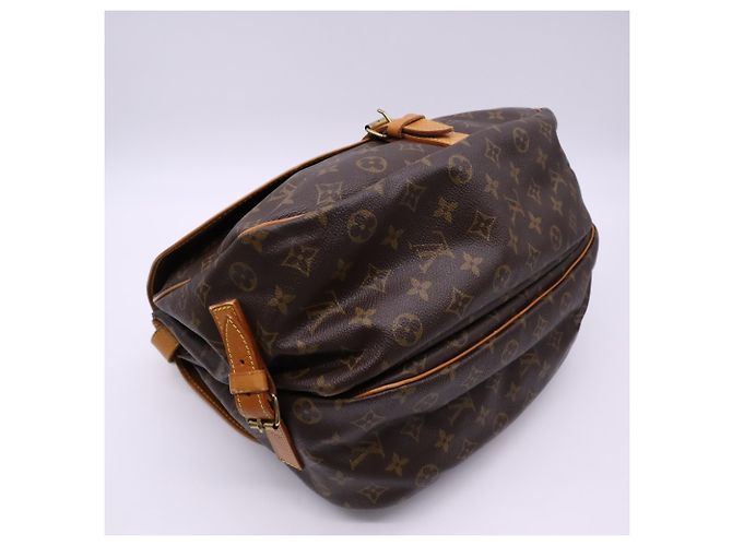 Louis Vuitton Monogram Saumur 35 Schultertasche Braun Beige - Ansicht 6