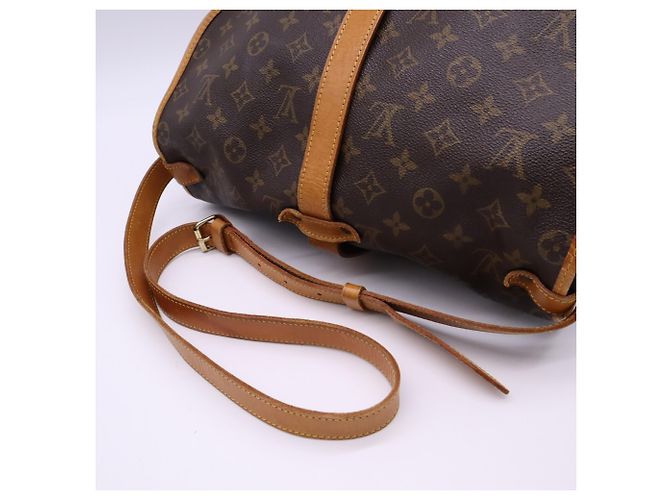 Louis Vuitton Monogram Saumur 35 Schultertasche Braun Beige - Ansicht 8
