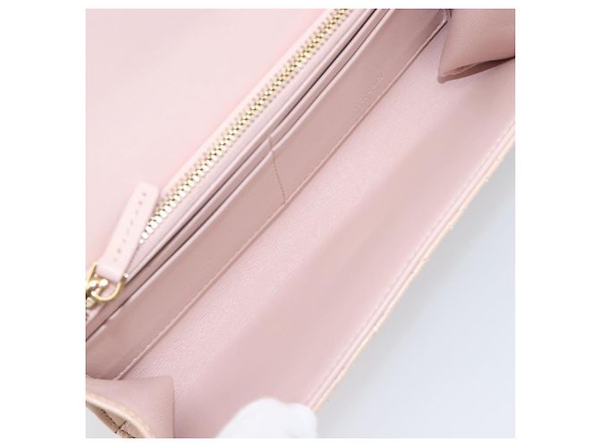 Versace Greca Goddess Convertible Clutch Leather Mini Rosa - vista 5