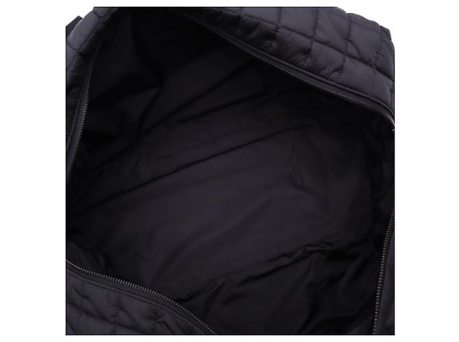 Borsa Duffel Nux in nylon nero Yves Saint Laurent - vista 11