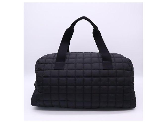 Borsa Duffel Nux in nylon nero Yves Saint Laurent - vista 2