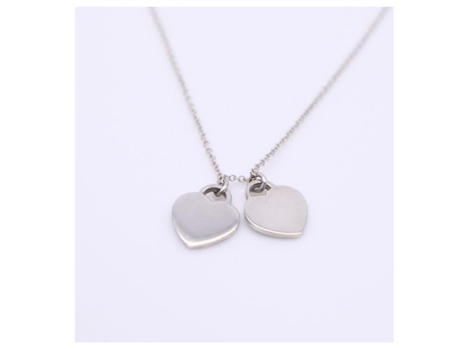 Autre Marque Collana con pendente Tiffany Turn to Heart Argento Blu - vista 3