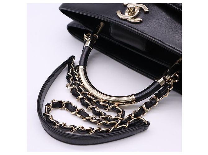 Bolso Chanel Matelassé Turnlock Negro - vista 9
