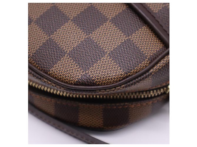Borsa a tracolla Louis Vuitton Damier Ipanema PM Marrone Beige - vista 13