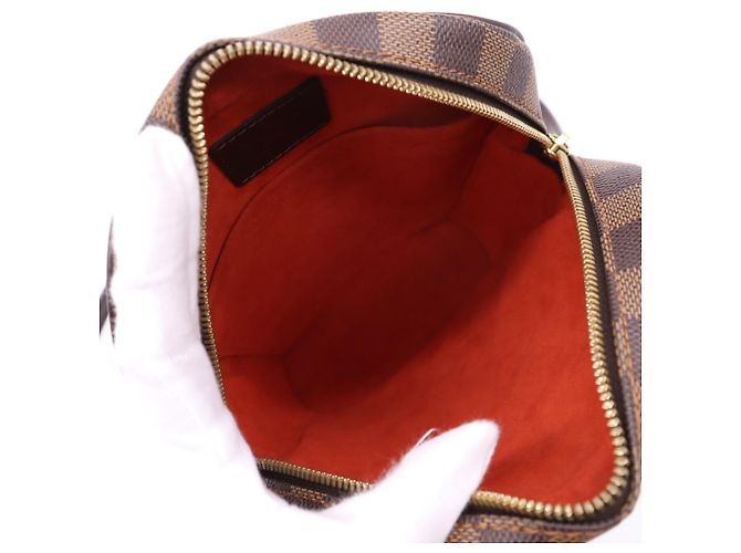 Borsa a tracolla Louis Vuitton Damier Ipanema PM Marrone Beige - vista 15