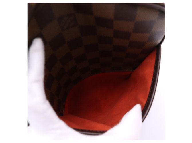 Borsa a tracolla Louis Vuitton Damier Ipanema PM Marrone Beige - vista 17