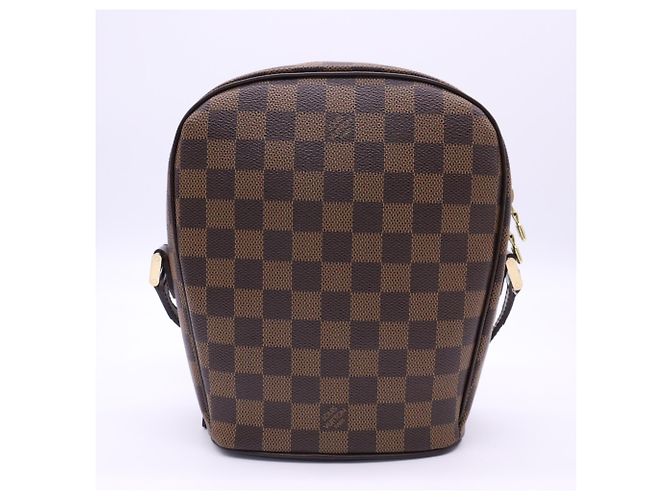 Borsa a tracolla Louis Vuitton Damier Ipanema PM Marrone Beige - vista 2