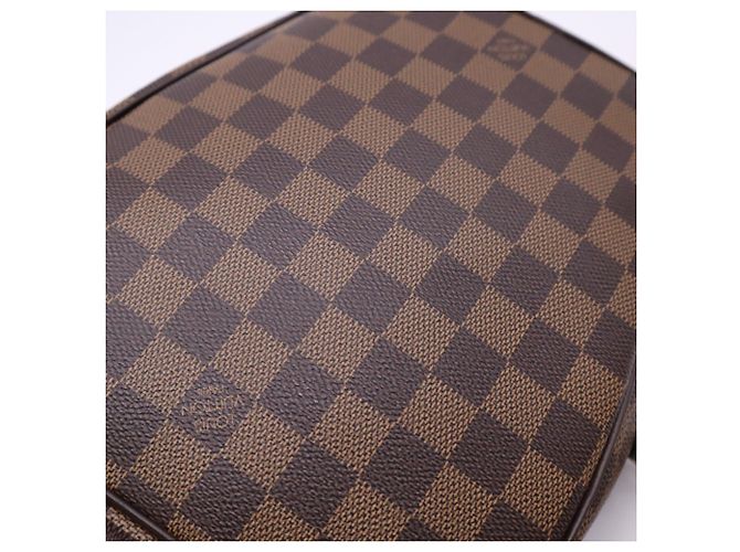 Borsa a tracolla Louis Vuitton Damier Ipanema PM Marrone Beige - vista 4