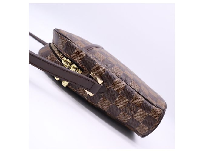 Borsa a tracolla Louis Vuitton Damier Ipanema PM Marrone Beige - vista 5