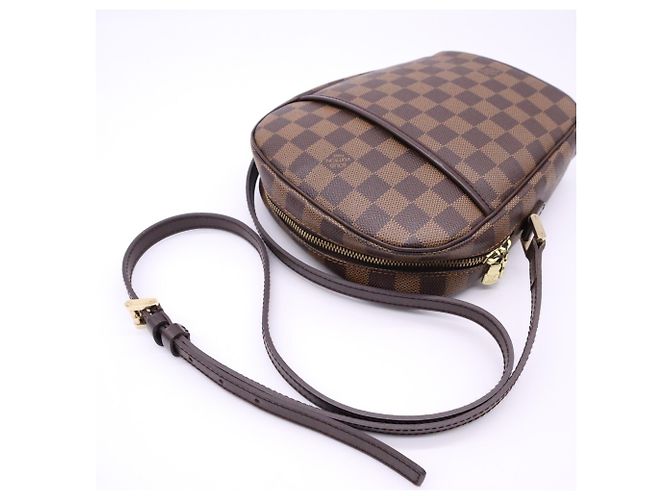 Borsa a tracolla Louis Vuitton Damier Ipanema PM Marrone Beige - vista 9