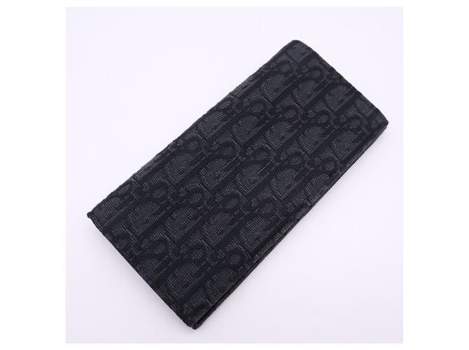 Cartera larga vertical Christian Dior Oblique Jacquard Negro - vista 2