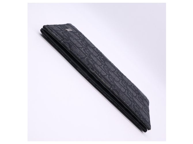 Cartera larga vertical Christian Dior Oblique Jacquard Negro - vista 4