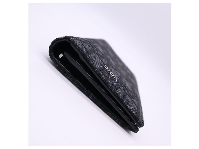 Cartera larga vertical Christian Dior Oblique Jacquard Negro - vista 5