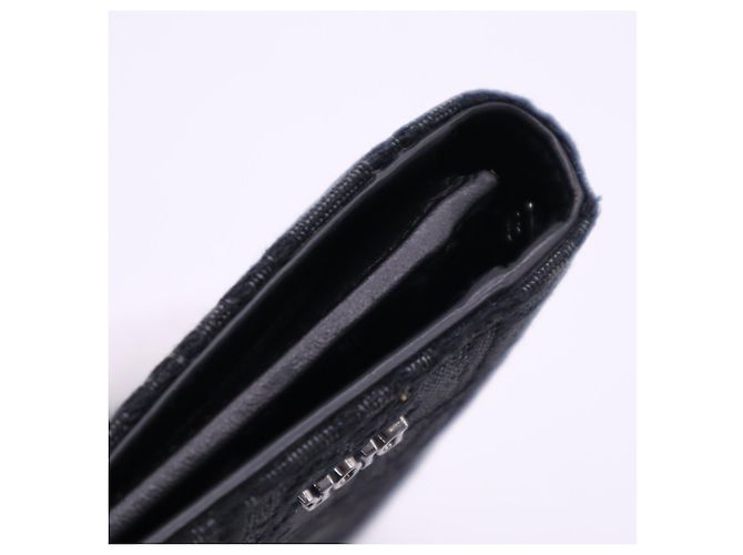 Cartera larga vertical Christian Dior Oblique Jacquard Negro - vista 8