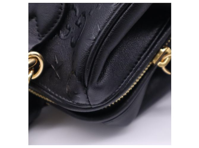 Gucci GG Embossed Star Handtasche Medium Braun Beige - Ansicht 14
