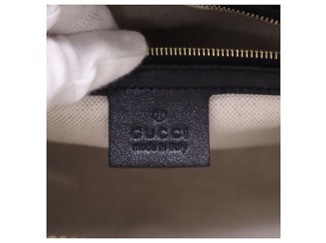 Gucci GG Embossed Star Handtasche Medium Braun Beige - Ansicht 19