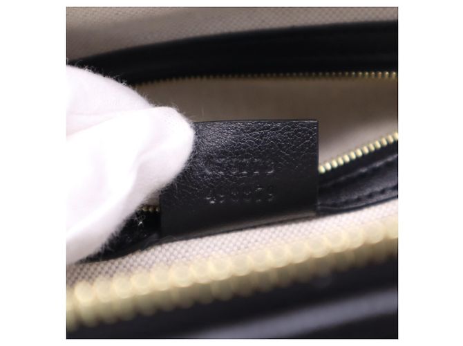 Gucci GG Embossed Star Handtasche Medium Braun Beige - Ansicht 20