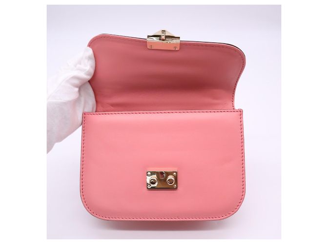Borsa a tracolla Valentino Rockstud Glam Rock Rosa - vista 13
