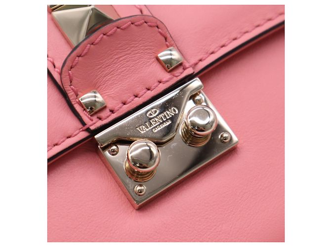 Borsa a tracolla Valentino Rockstud Glam Rock Rosa - vista 14