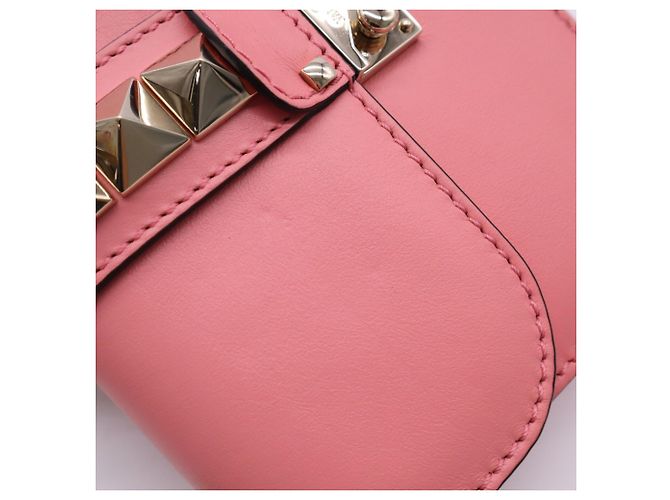 Borsa a tracolla Valentino Rockstud Glam Rock Rosa - vista 4