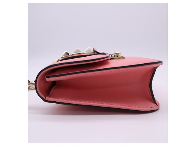 Borsa a tracolla Valentino Rockstud Glam Rock Rosa - vista 5