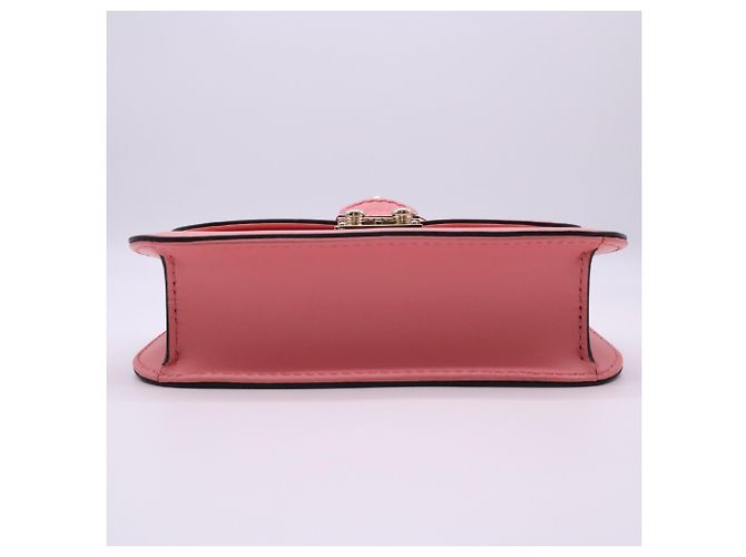 Borsa a tracolla Valentino Rockstud Glam Rock Rosa - vista 7