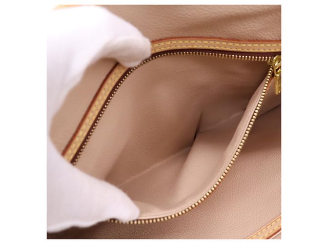 Borsa Louis Vuitton Monogram Bucket GM Marrone Beige - vista 13