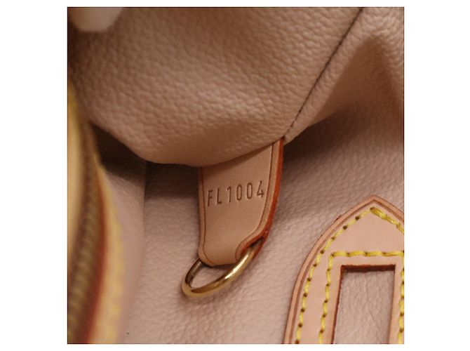 Borsa Louis Vuitton Monogram Bucket GM Marrone Beige - vista 16