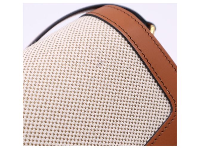 Céline Celine Classic Triomphe Medium Schultertasche Braun Beige - Ansicht 12