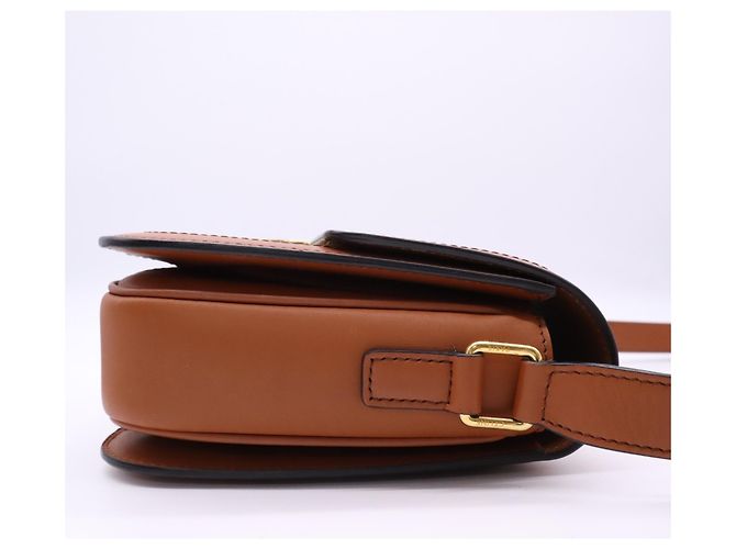 Céline Celine Classic Triomphe Medium Schultertasche Braun Beige - Ansicht 6