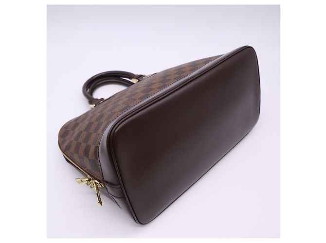 Borsa Louis Vuitton Damier Alma PM Marrone Beige - vista 6