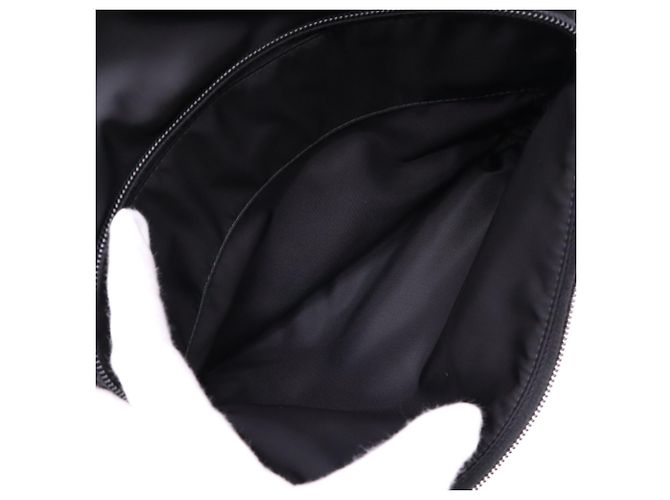 Sac à épaule Prada en polyamide recyclé Saffiano Noir - vue 14
