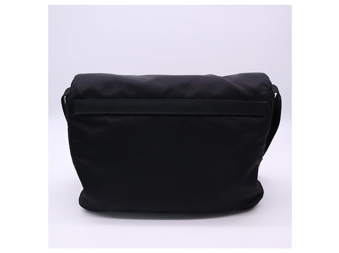 Sac à épaule Prada en polyamide recyclé Saffiano Noir - vue 2