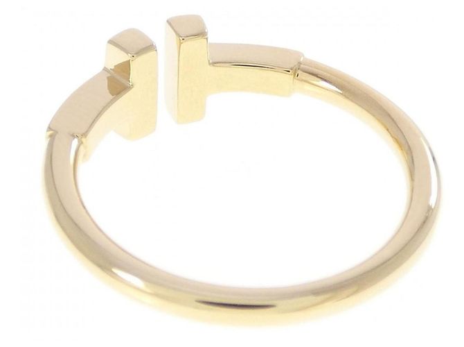 Autre Marque Anello Tiffany T Wire in oro giallo 18K - vista 3