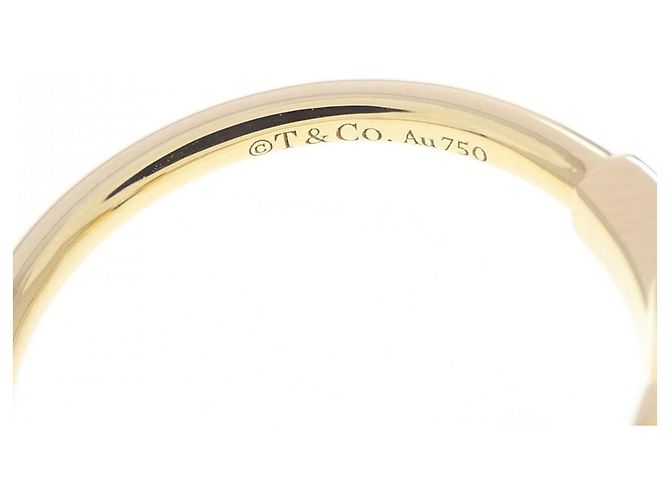 Autre Marque Anello Tiffany T Wire in oro giallo 18K - vista 4