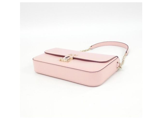 Borsa a tracolla Cartier C DE CARTIER in vitello rosa - vista 3
