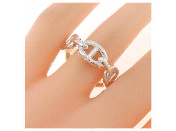 Ring Anello Hermès Chaine d'Ancre Enchainée - vista 4