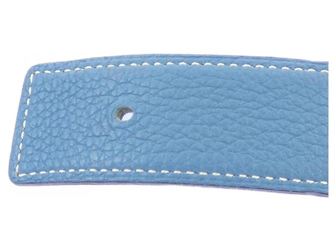 Hermès Hermes 32mm Reversible Belt Black Blue - view 2