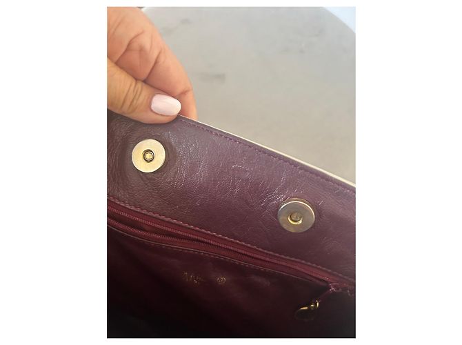 Borsa Tote Chanel in Pelle Ecru Bianco - vista 11