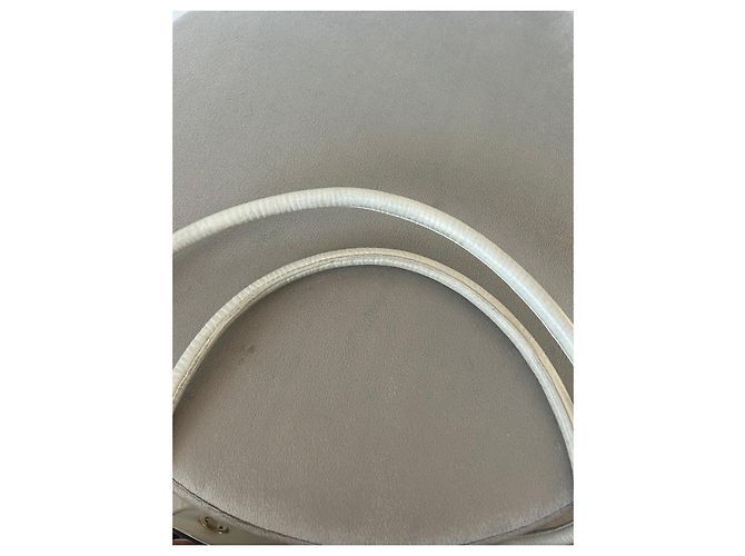Borsa Tote Chanel in Pelle Ecru Bianco - vista 15