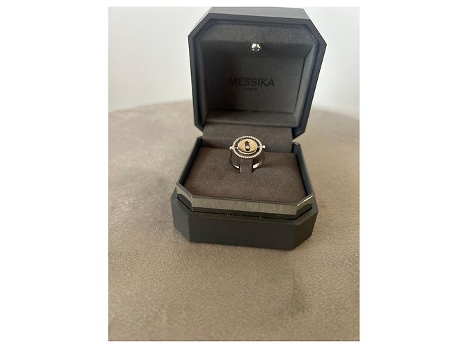 Messika Lucky Move Ring aus Weißgold mit Diamanten Pink Golden - Ansicht 2
