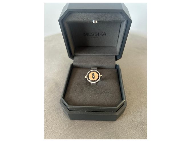 Messika Lucky Move Ring aus Weißgold mit Diamanten Pink Golden - Ansicht 3