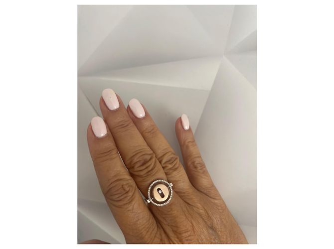 Messika Lucky Move Ring aus Weißgold mit Diamanten Pink Golden - Ansicht 5