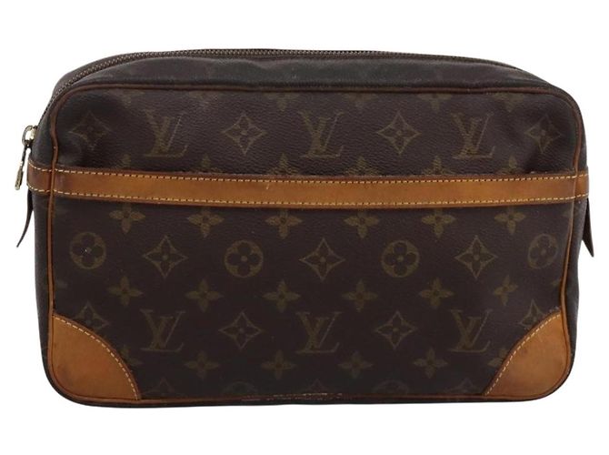 Borsa a Clutch LOUIS VUITTON Monogram Compiegne 28 M51845 LV Auth BA15723 Monogramma - vista 2